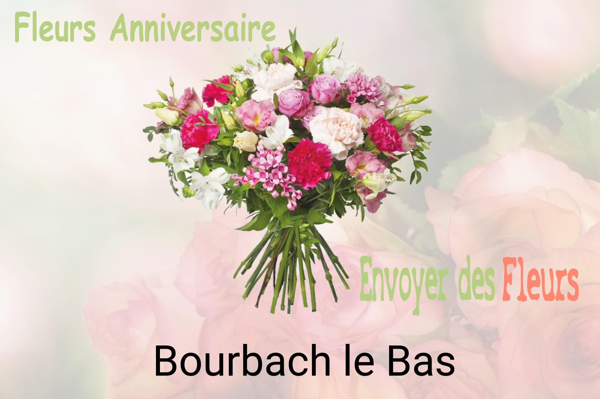 Bouquet de fleurs d’anniversaire livré à Bourbach-le-Bas